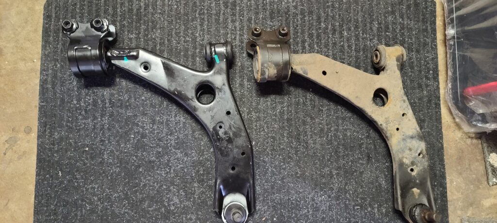 Old Vs New control arm