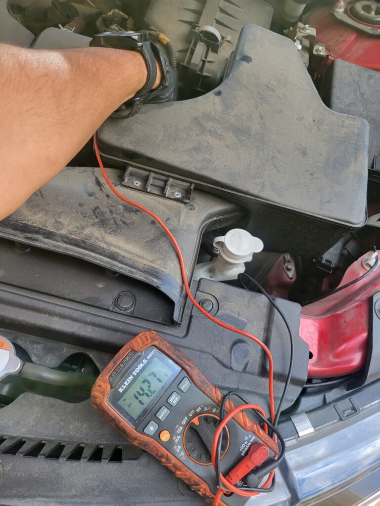 Our Mobile Mechanics in Denver providing a Diagnostic