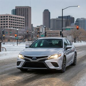 Driving in the snow in Denver
