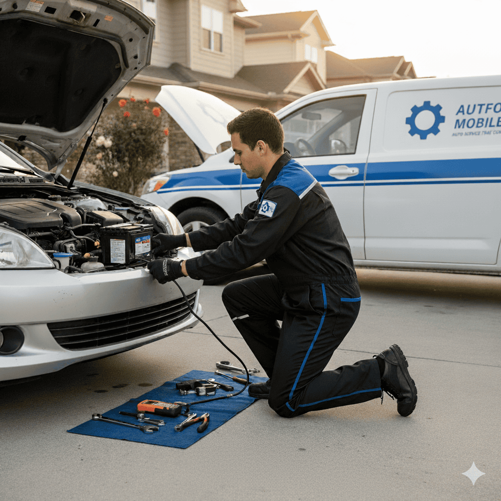 Reliable mobile mechanics providing on-site auto repairs and diagnostics for all vehicle makes and models. Experienced and convenient service right at your location.