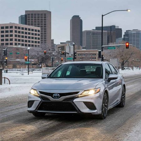 Driving in the snow in Denver